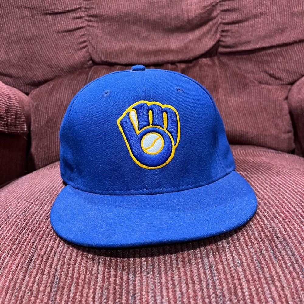 Milwaukee Brewers New Era Throwback fitted hat
